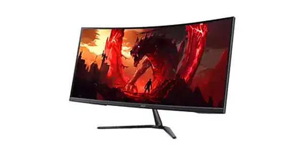 Acer NITRO CURVO 34" ED340CUR X0BMIIPX (UM.CE0AA.005) — Monitores 144 Hz, 165 Hz, 240 Hz y 4K para gaming y diseño.