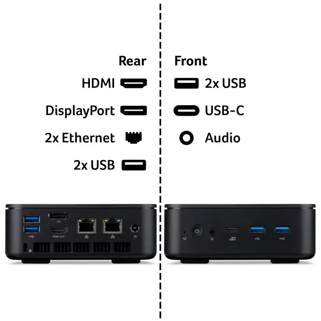 Acer NUC VN1502G-13NOU-LD11 (Intel N150, 8GB, 512GB) — Mini PCs Intel NUC, Acer Veriton y similares para oficina.