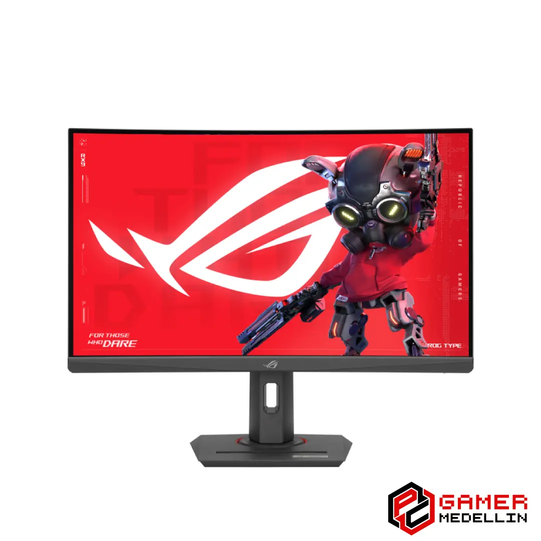 ASUS 27" XG27WCS ROG Strix CURVO (ÚLTIMAS 5 UNIDADES) — Monitores 144 Hz, 165 Hz, 240 Hz y 4K para gaming y diseño.