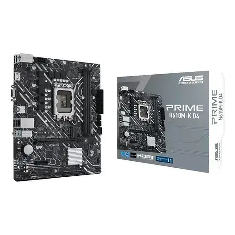 ASUS PRIME H610M-K D4 — Motherboards, combos y partes de PC sin categorizar.