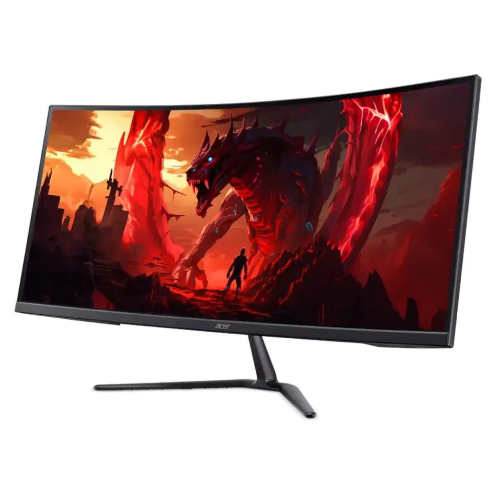 Acer 34" NITRO CURVO ED340CUR J0BIIP (UM.CE0AA.008) — Monitores 144 Hz, 165 Hz, 240 Hz y 4K para gaming y diseño.