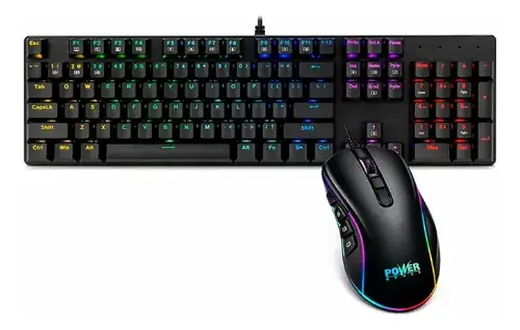 Combo Mouse + Teclado con Retroiluminación (adicional) — Teclados mecánicos, mouse gamer y combos inalámbricos.