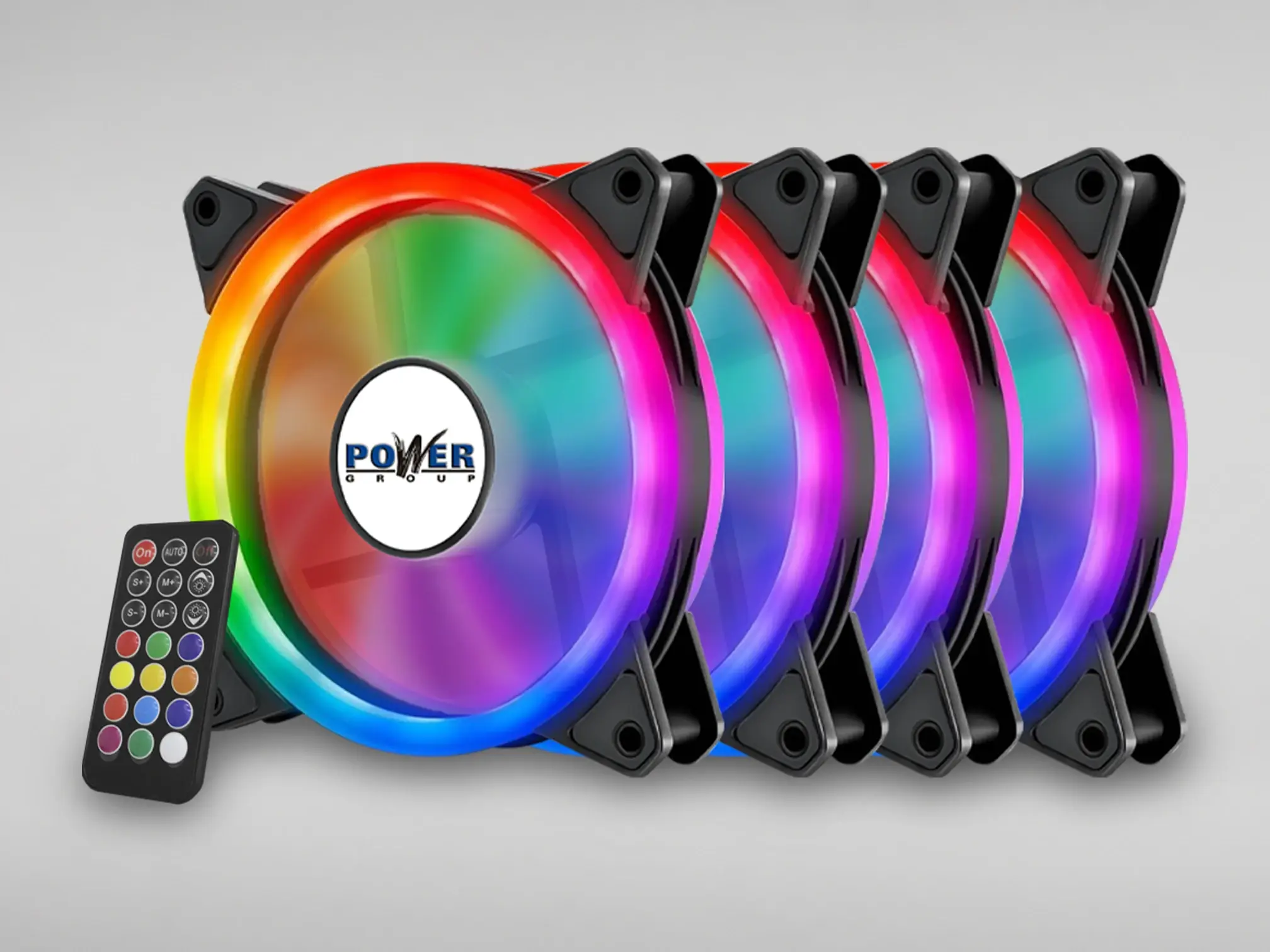 Ventilador ARGB Magic X4 Power Group — Coolers, ventiladores ARGB y refrigeración líquida AIO.