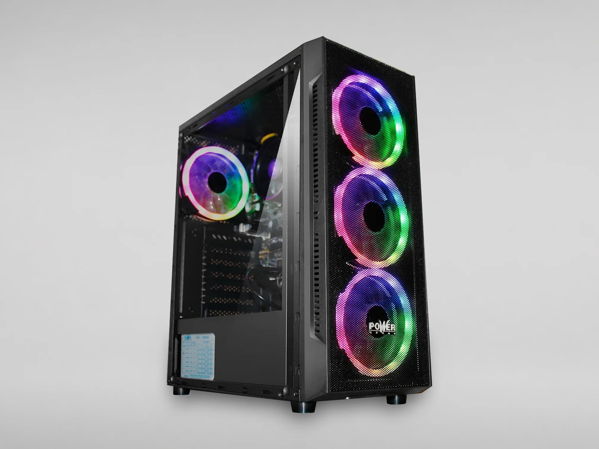 Computador Gamer PW R56162SK + Monitor Acer 23.8" KA242Y (Equipo Power Group R56162SK + Monitor Acer 23.8" KA242Y) — Equipos PC armados Power Group y escritorios para setup gamer. — vista 3